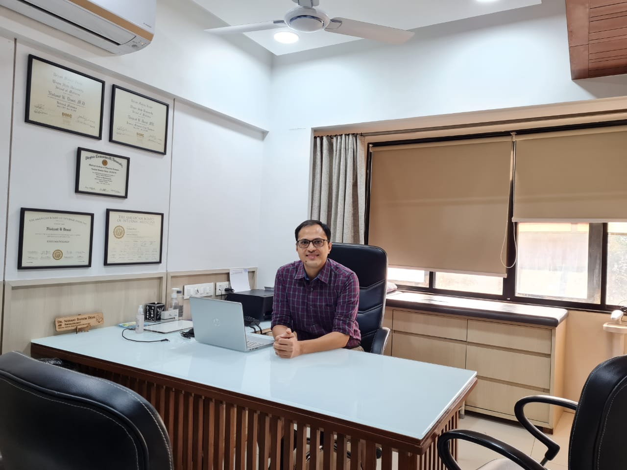 Consulting room at Joint Effort Arthritis & Rheumatology Center, Majura Gate, Surat